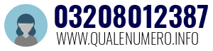 Numero di telefono 03208012387 03208012387
