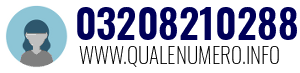 Numero di telefono 03208210288 03208210288