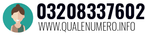 Numero di telefono 03208337602 03208337602