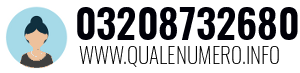 Numero di telefono 03208732680 03208732680