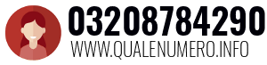 Numero di telefono 03208784290 03208784290