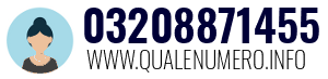 Numero di telefono 03208871455 03208871455