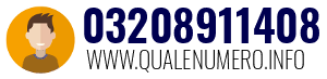 Numero di telefono 03208911408 03208911408
