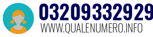 Numero di telefono 03209332929 03209332929