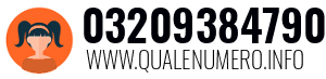 Numero di telefono 03209384790 03209384790