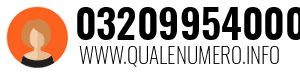 Numero di telefono 03209954000 03209954000