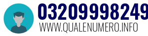 Numero di telefono 03209998249 03209998249
