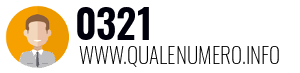 Numero di telefono 0321 0321