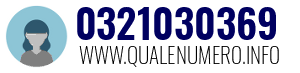 Numero di telefono 0321030369 0321030369