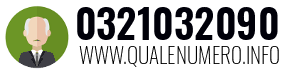Numero di telefono 0321032090 0321032090
