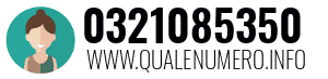 Numero di telefono 0321085350 0321085350