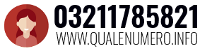 Numero di telefono 03211785821 03211785821