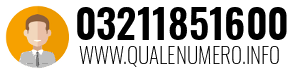 Numero di telefono 03211851600 03211851600