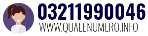 Numero di telefono 03211990046 03211990046