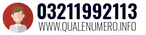 Numero di telefono 03211992113 03211992113