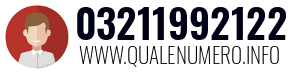 Numero di telefono 03211992122 03211992122