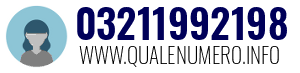 Numero di telefono 03211992198 03211992198