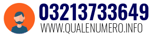 Numero di telefono 03213733649 03213733649
