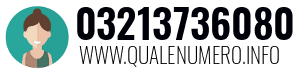 Numero di telefono 03213736080 03213736080