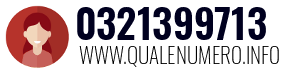 Numero di telefono 0321399713 0321399713