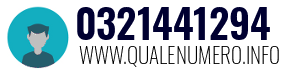 Numero di telefono 0321441294 0321441294
