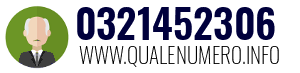 Numero di telefono 0321452306 0321452306