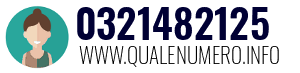 Numero di telefono 0321482125 0321482125