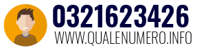 Numero di telefono 0321623426 0321623426