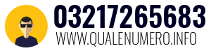 Numero di telefono 03217265683 03217265683
