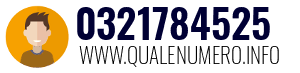 Numero di telefono 0321784525 0321784525