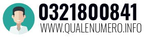 Numero di telefono 0321800841 0321800841
