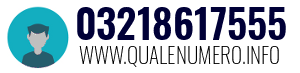 Numero di telefono 03218617555 03218617555