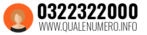 Numero di telefono 0322322000 0322322000