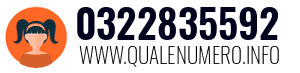 Numero di telefono 0322835592 0322835592