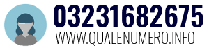 Numero di telefono 03231682675 03231682675