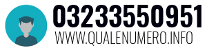 Numero di telefono 03233550951 03233550951