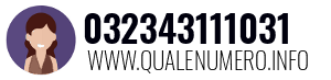 Numero di telefono 032343111031 032343111031