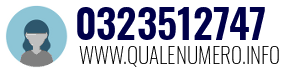 Numero di telefono 0323512747 0323512747