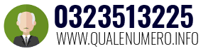 Numero di telefono 0323513225 0323513225