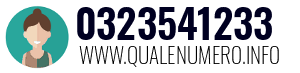 Numero di telefono 0323541233 0323541233