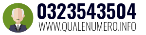 Numero di telefono 0323543504 0323543504