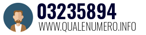 Numero di telefono 03235894 03235894