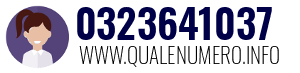 Numero di telefono 0323641037 0323641037
