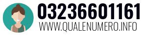 Numero di telefono 03236601161 03236601161