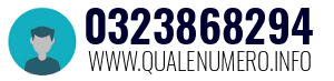 Numero di telefono 0323868294 0323868294