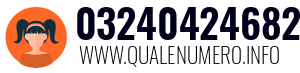 Numero di telefono 03240424682 03240424682