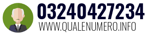 Numero di telefono 03240427234 03240427234