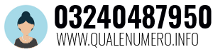 Numero di telefono 03240487950 03240487950