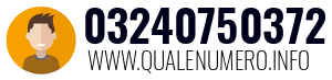Numero di telefono 03240750372 03240750372
