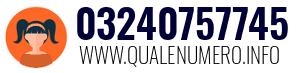 Numero di telefono 03240757745 03240757745